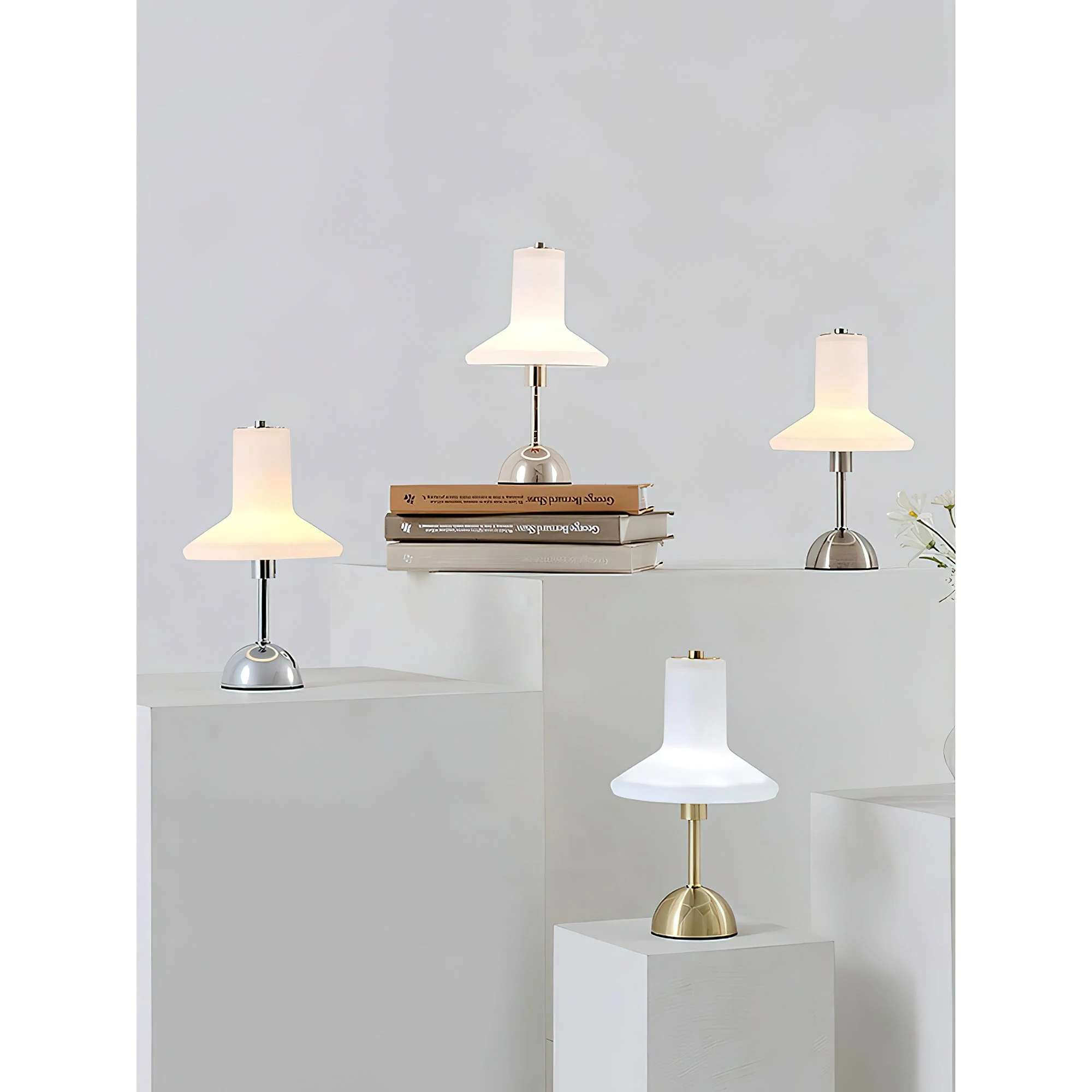 Olly Modern Glass Table Lamp - Image 13