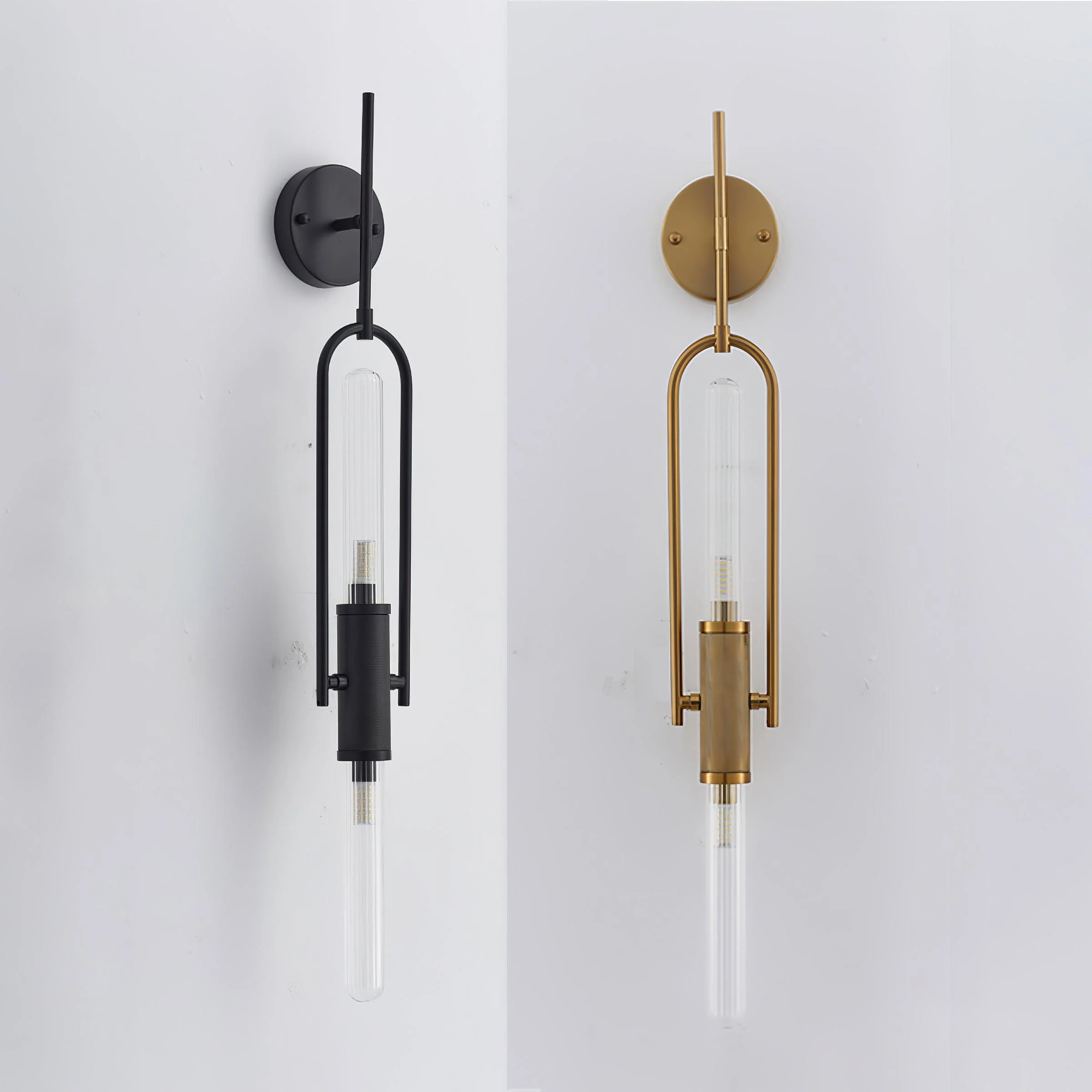 Olraeos Nordic Art Long Arc Glass Wall Lamp - Image 13