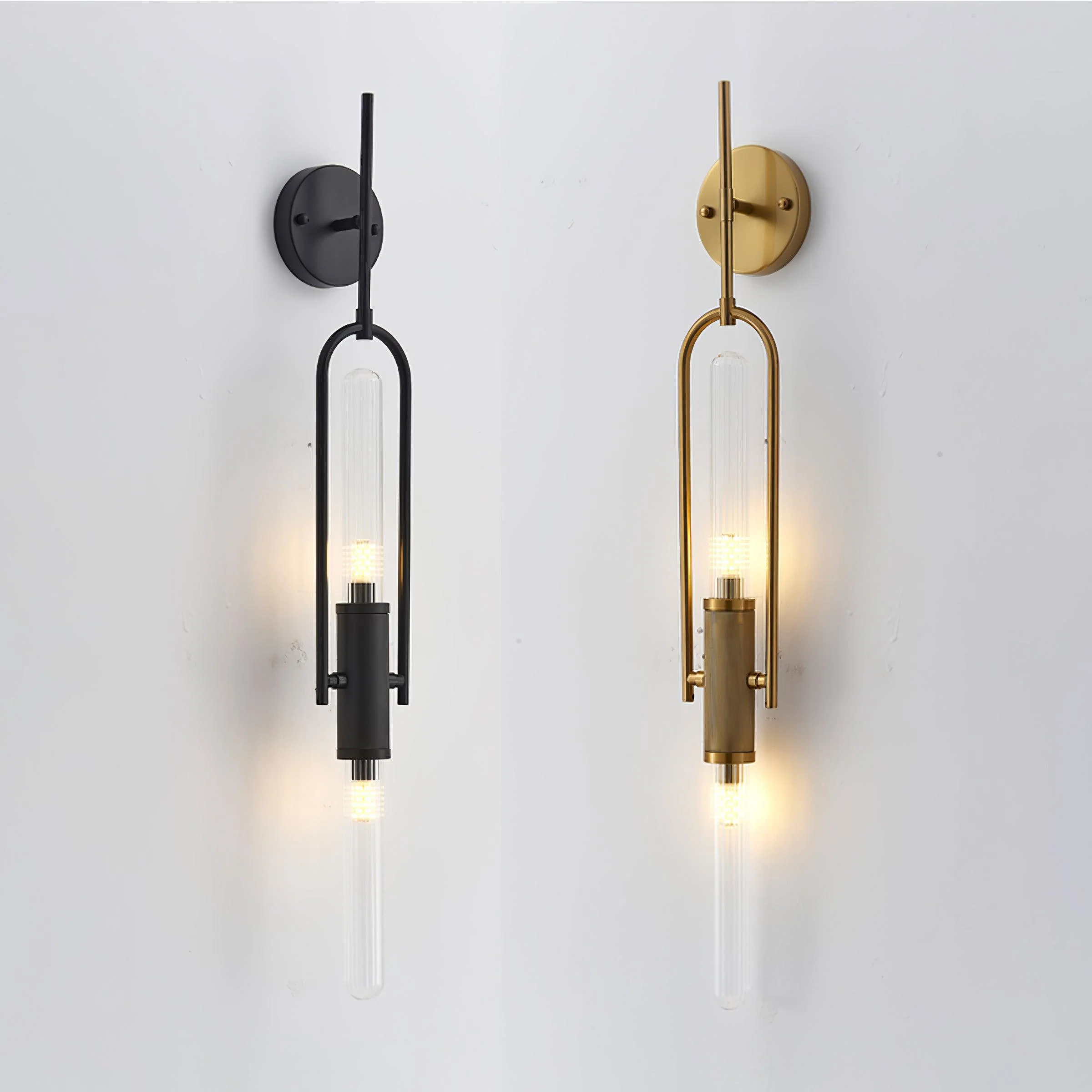 Olraeos Nordic Art Long Arc Glass Wall Lamp - Image 21