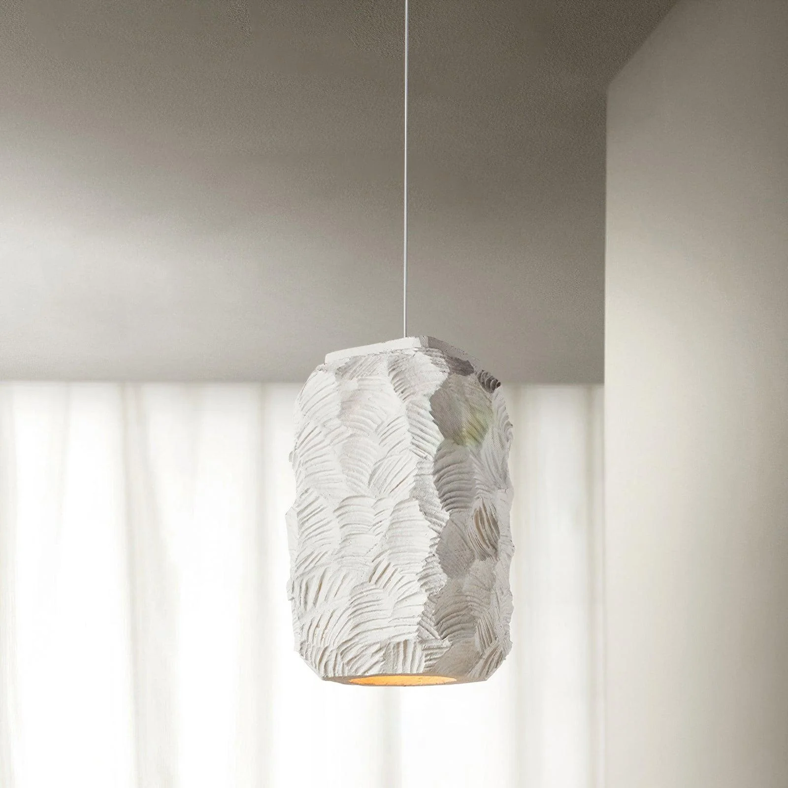 Olsilel Individual Creativity Geometry Resin Pendant Lamp - Image 7