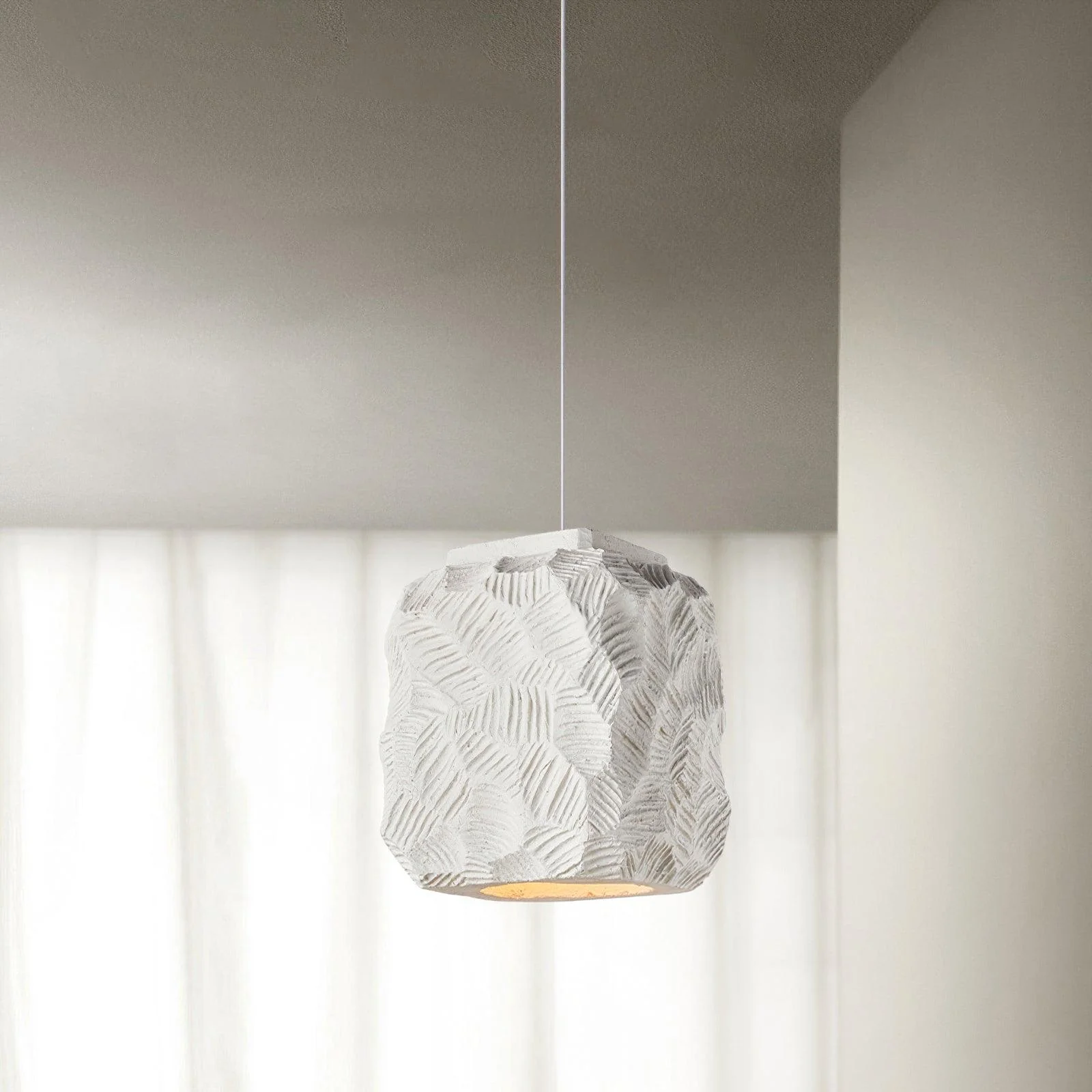 Olsilel Individual Creativity Geometry Resin Pendant Lamp - Image 8