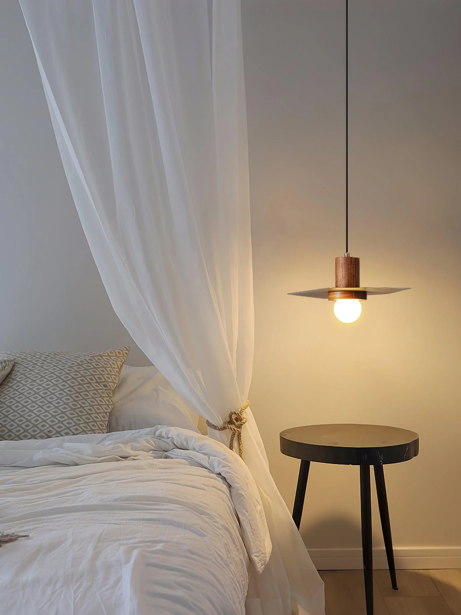 Olvenan Premium Nordic Art Wood Pendant Lamp - Image 13