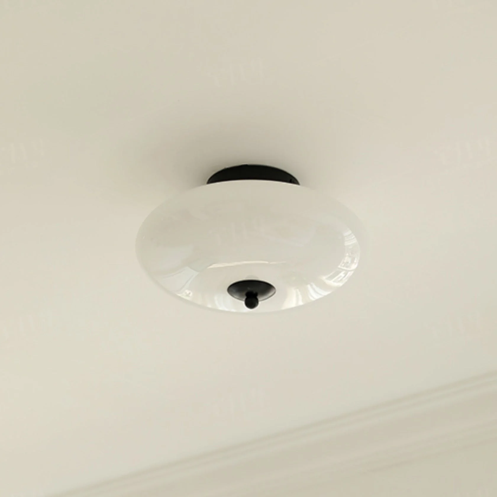 Opal Modern Glass Ceiling Light - Image 9