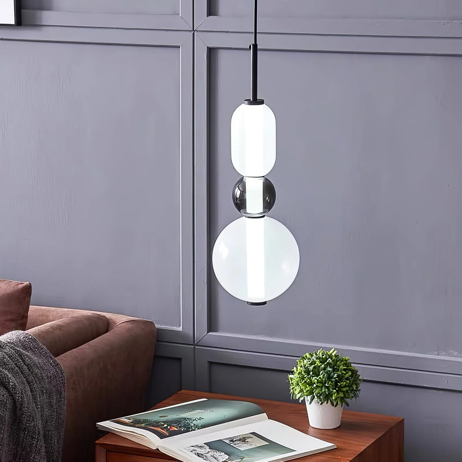 Orba Candied Glass Pendant Light - Image 13