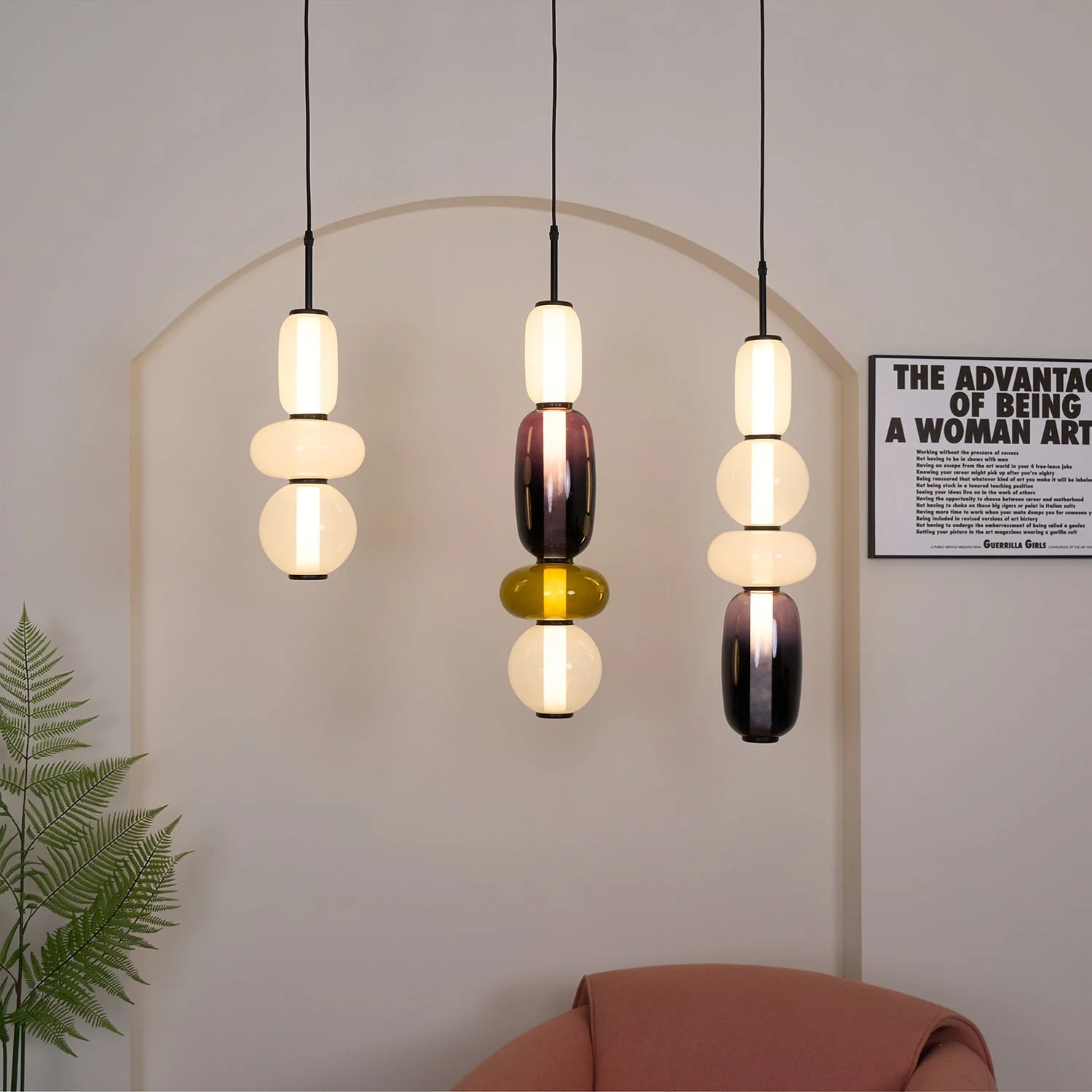 Orba Candied Glass Pendant Light - Image 28