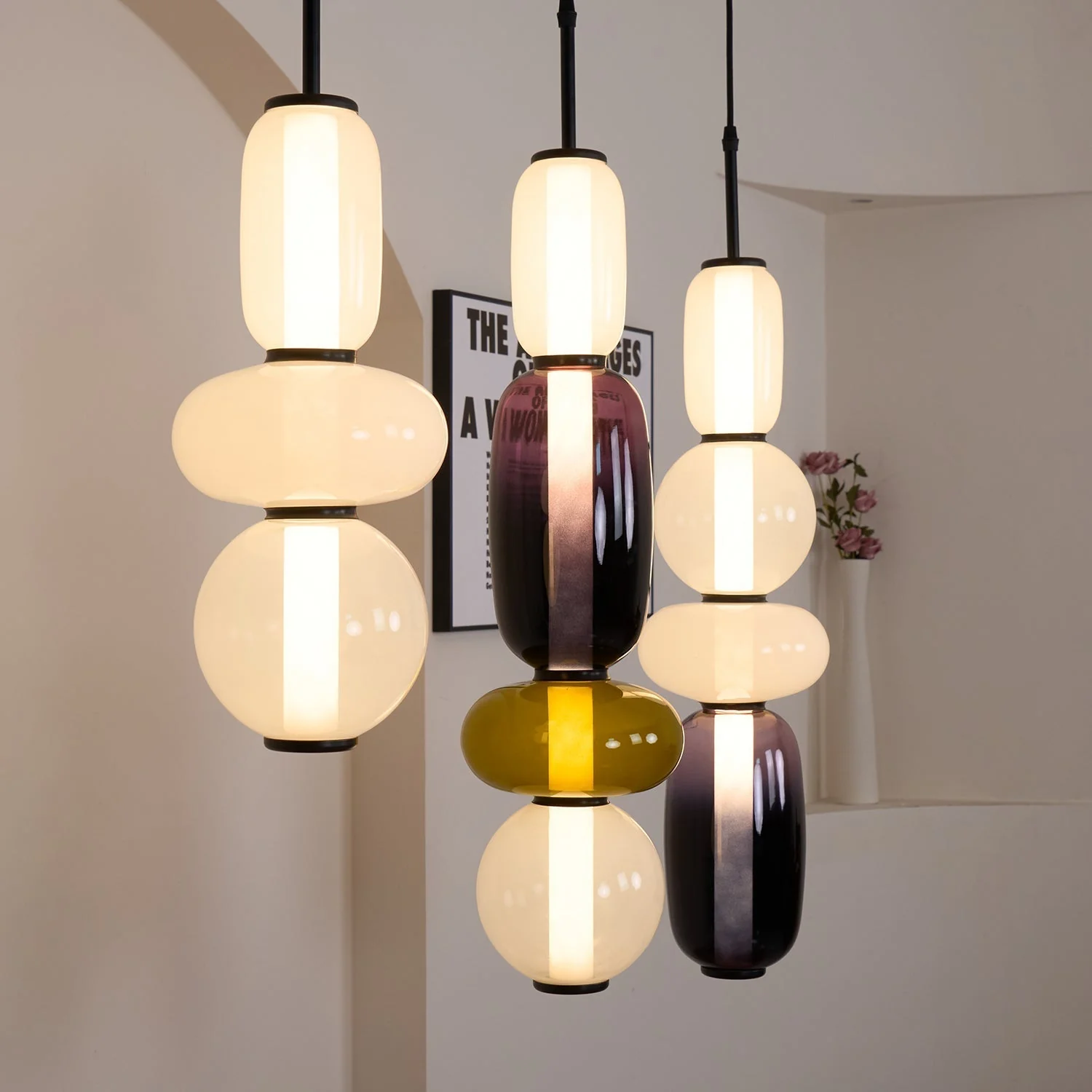Orba Candied Glass Pendant Light - Image 40