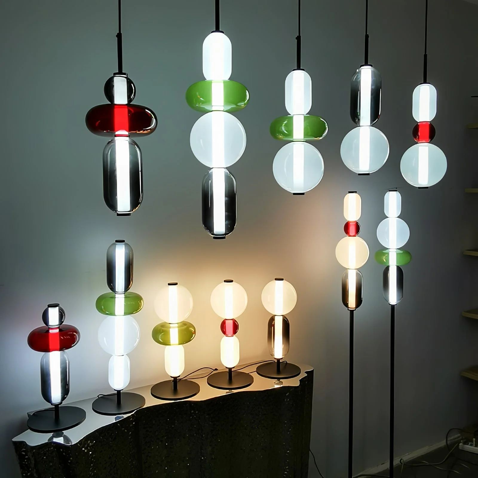 Orba Candied Glass Pendant Light - Image 45