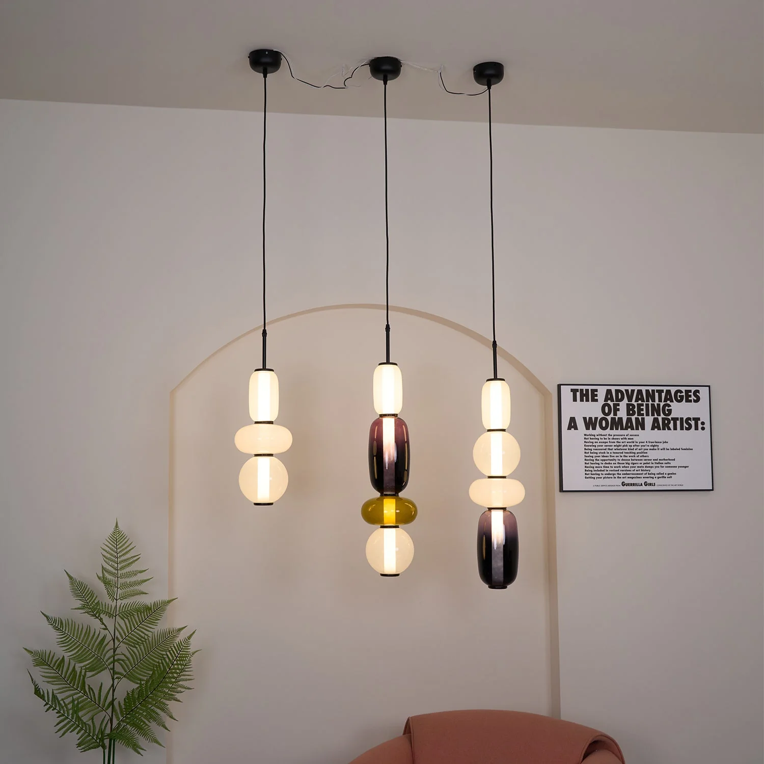 Orba Candied Glass Pendant Light - Image 64