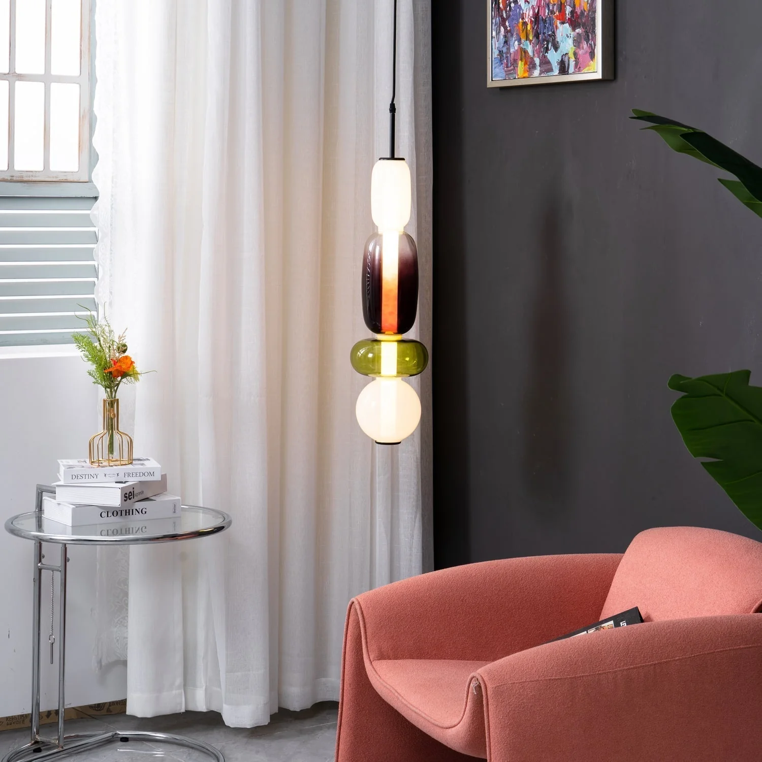Orba Candied Glass Pendant Light - Image 77