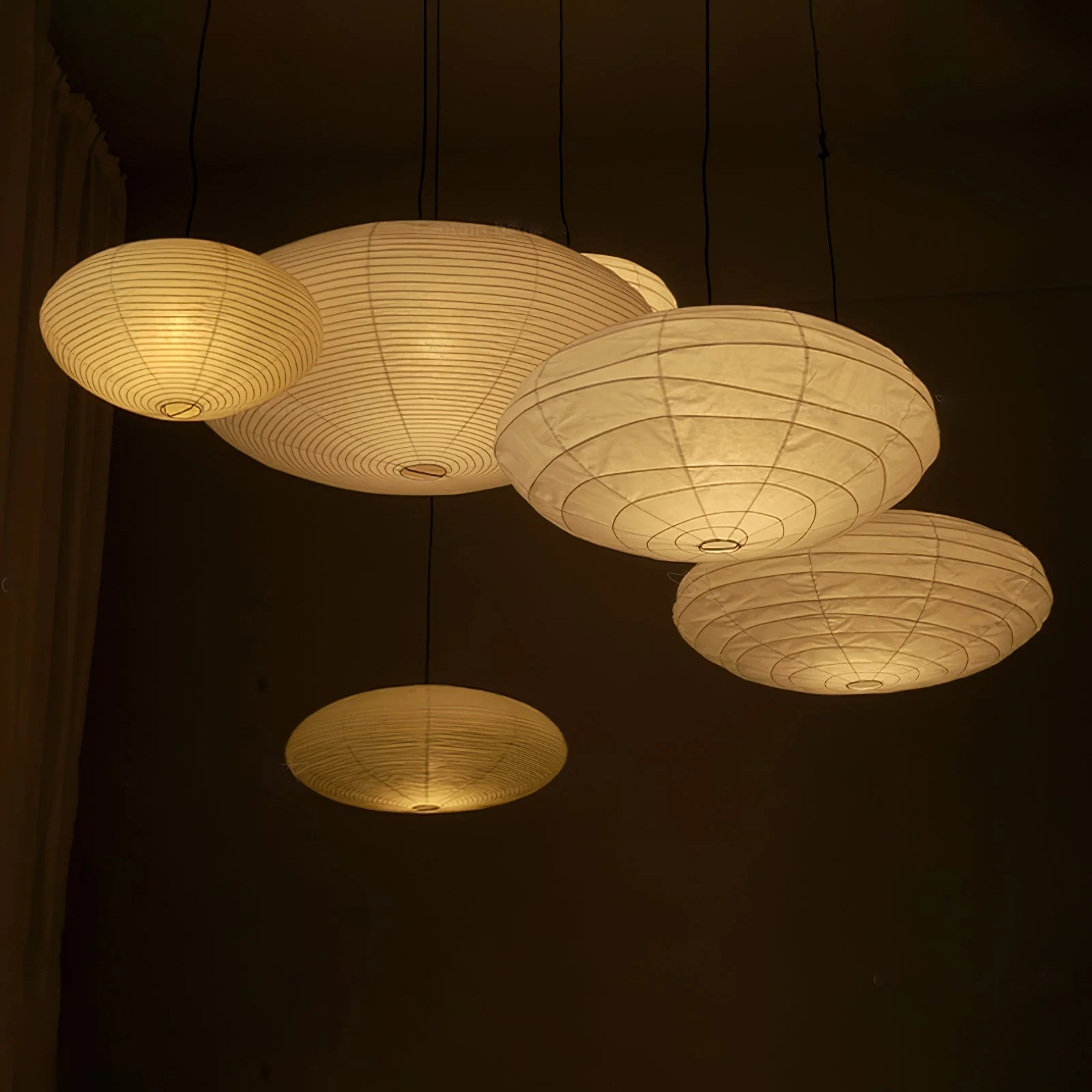 Orba Washi Paper 15A Pendant Light - Image 103