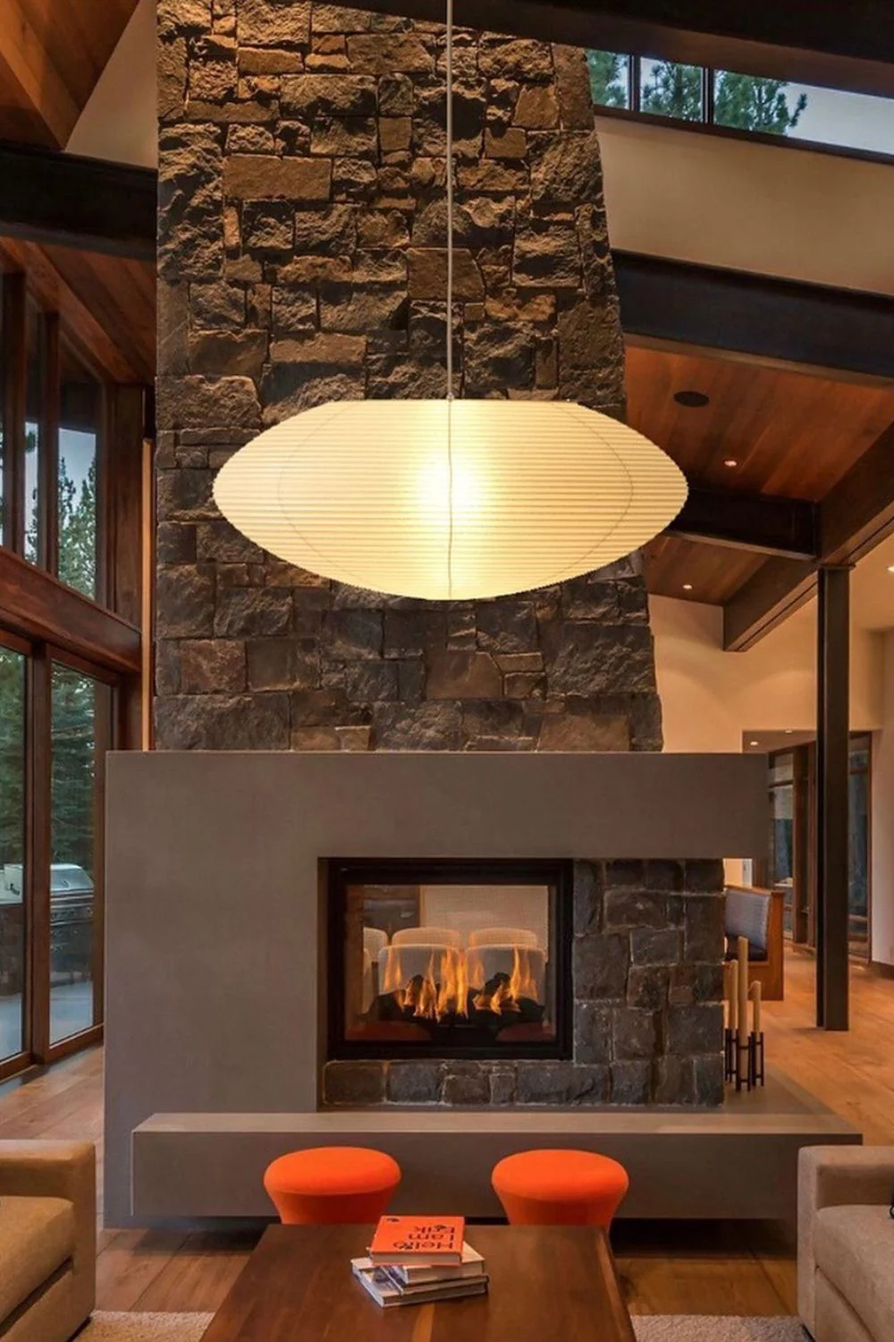 Orba Washi Paper 15A Pendant Light - Image 107