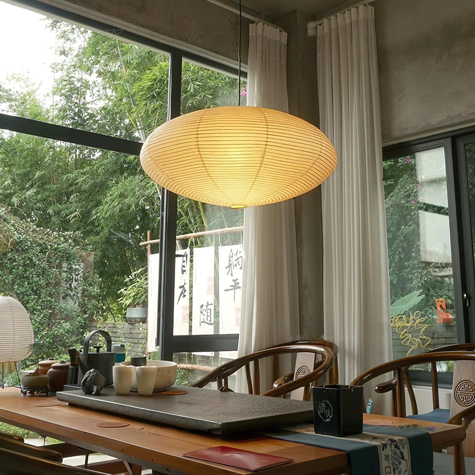 Orba Washi Paper 15A Pendant Light - Image 115