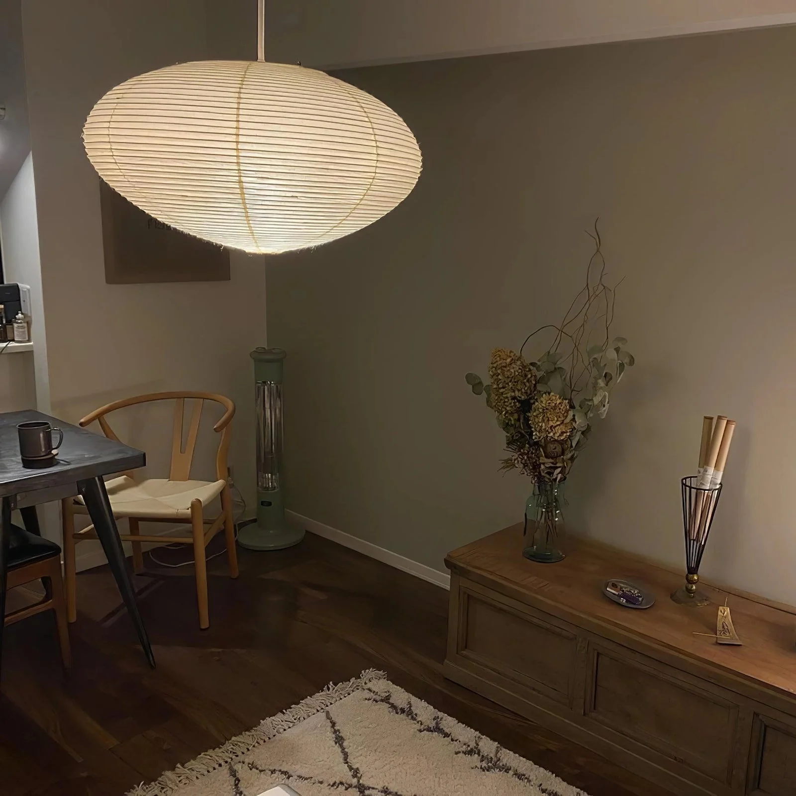 Orba Washi Paper 15A Pendant Light - Image 3