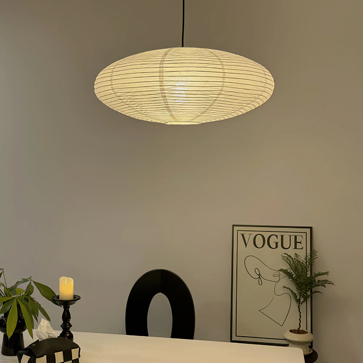 Orba Washi Paper 15A Pendant Light - Image 49