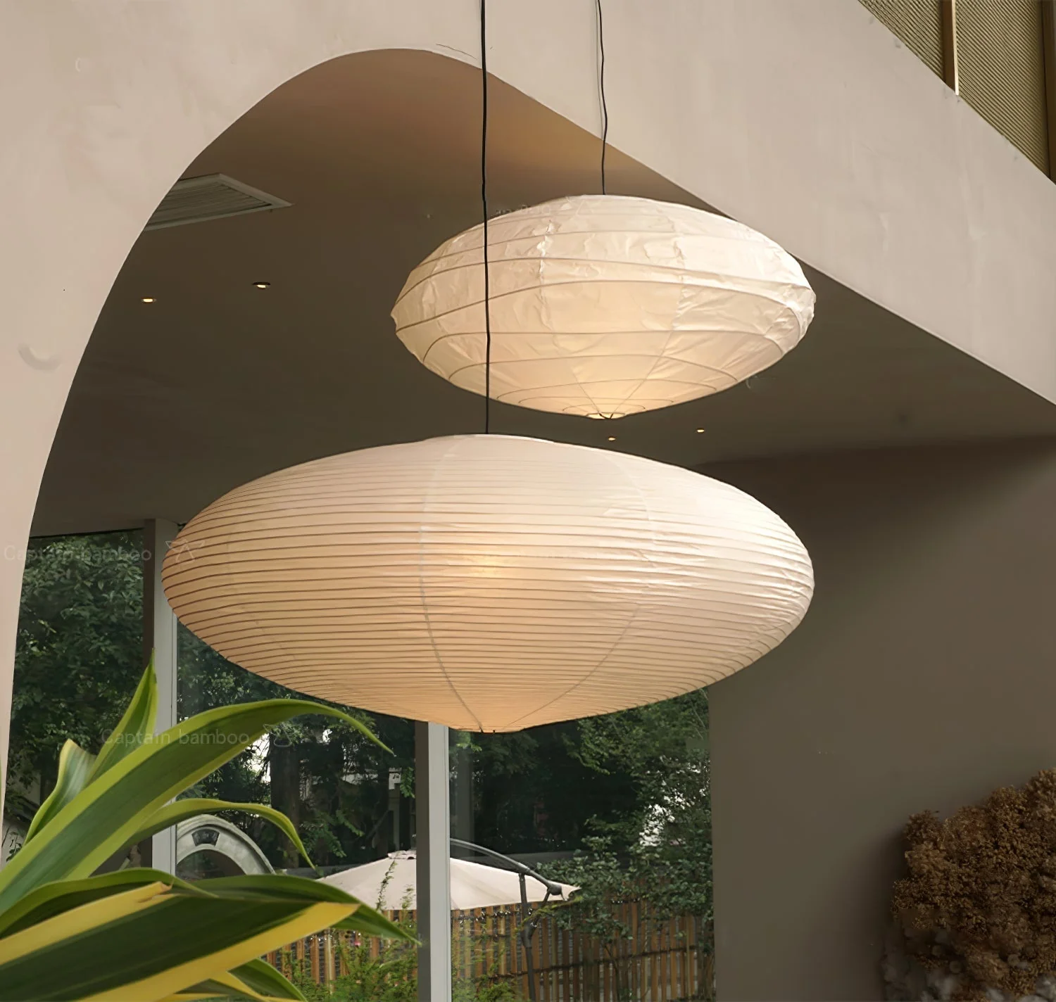 Orba Washi Paper 15A Pendant Light - Image 5