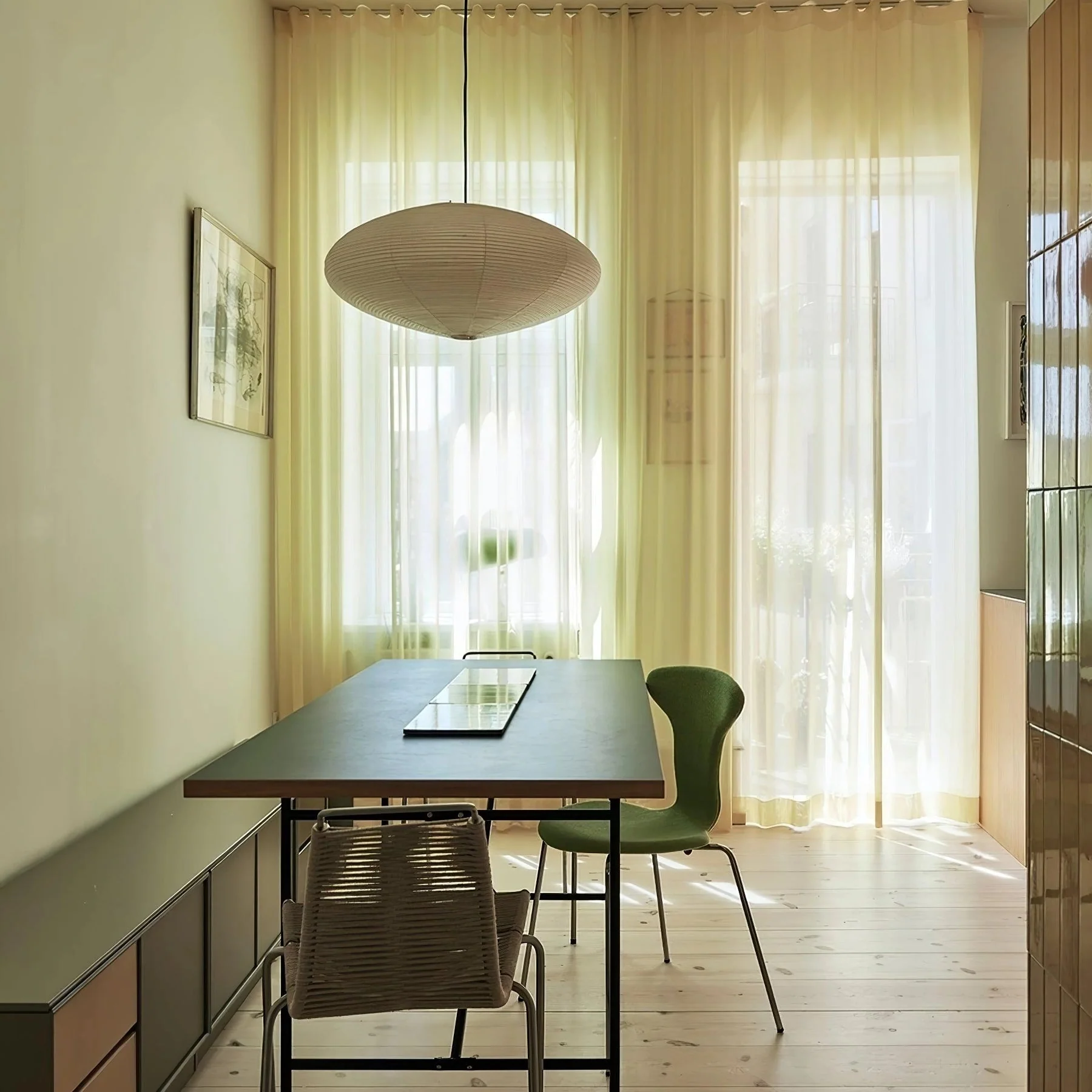 Orba Washi Paper 15A Pendant Light - Image 8