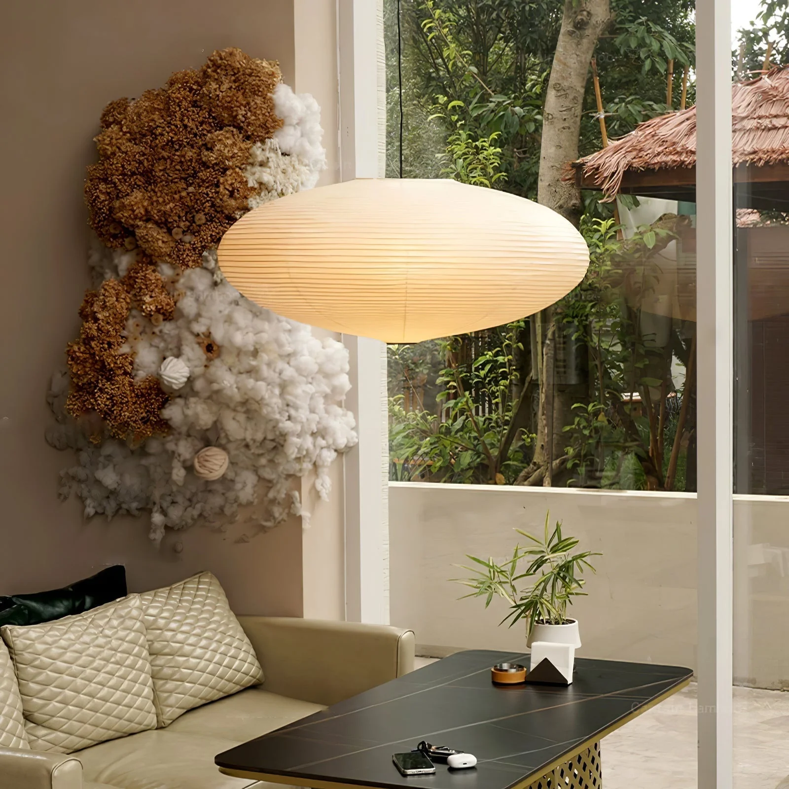 Orba Washi Paper 15A Pendant Light - Image 90