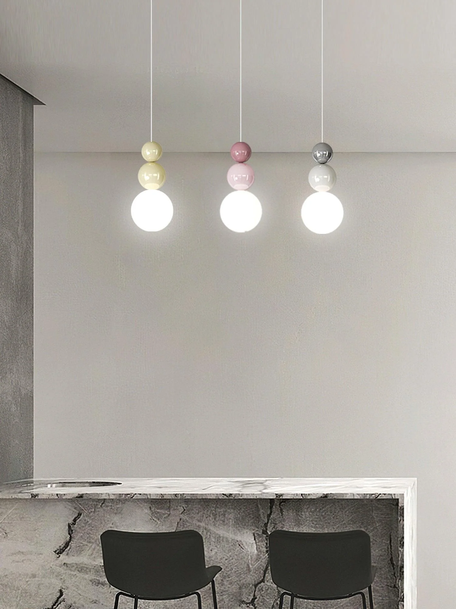 Orbis Three Ball Pendant Lamp - Image 26