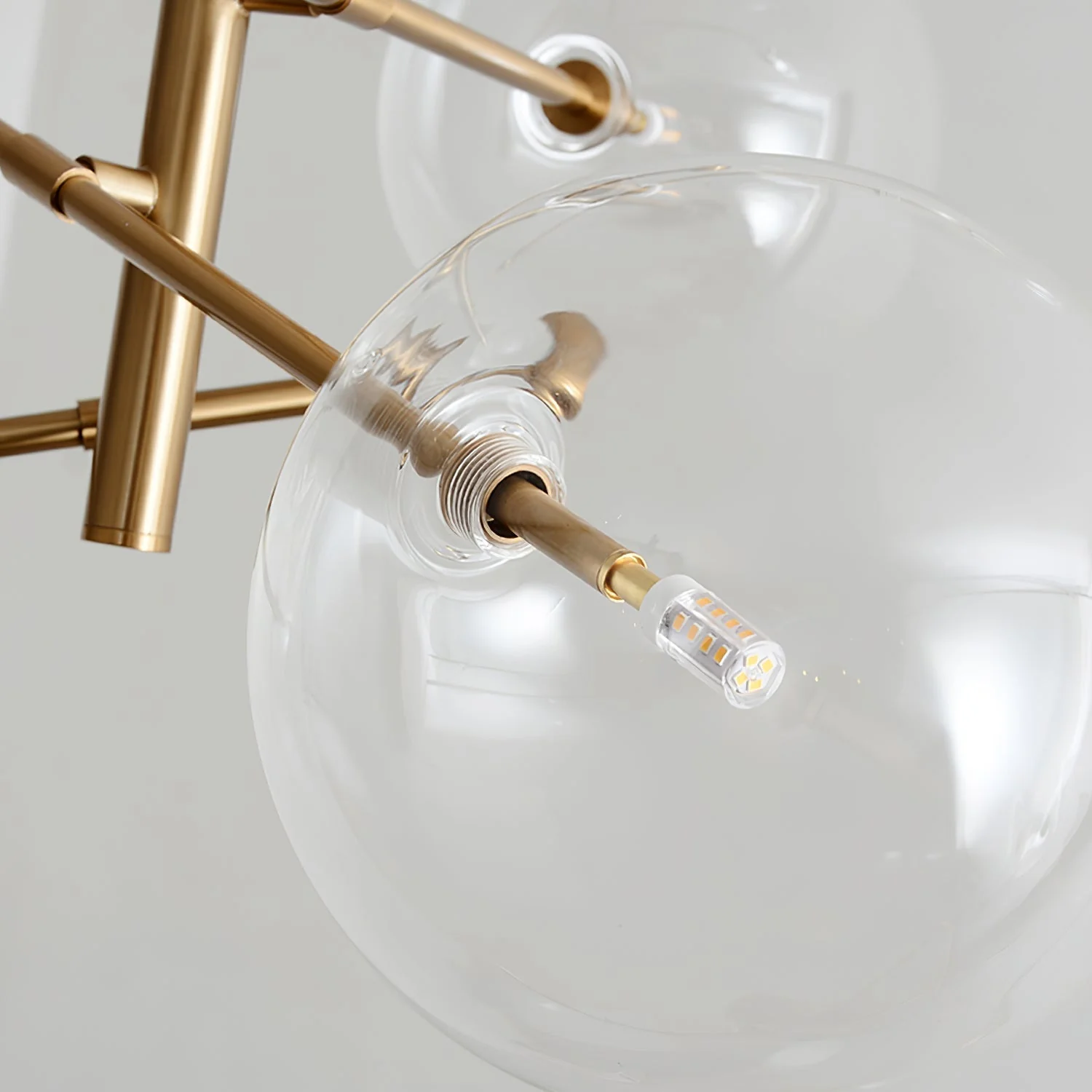 Orbit Contemporary Glass Chandelier - Image 13