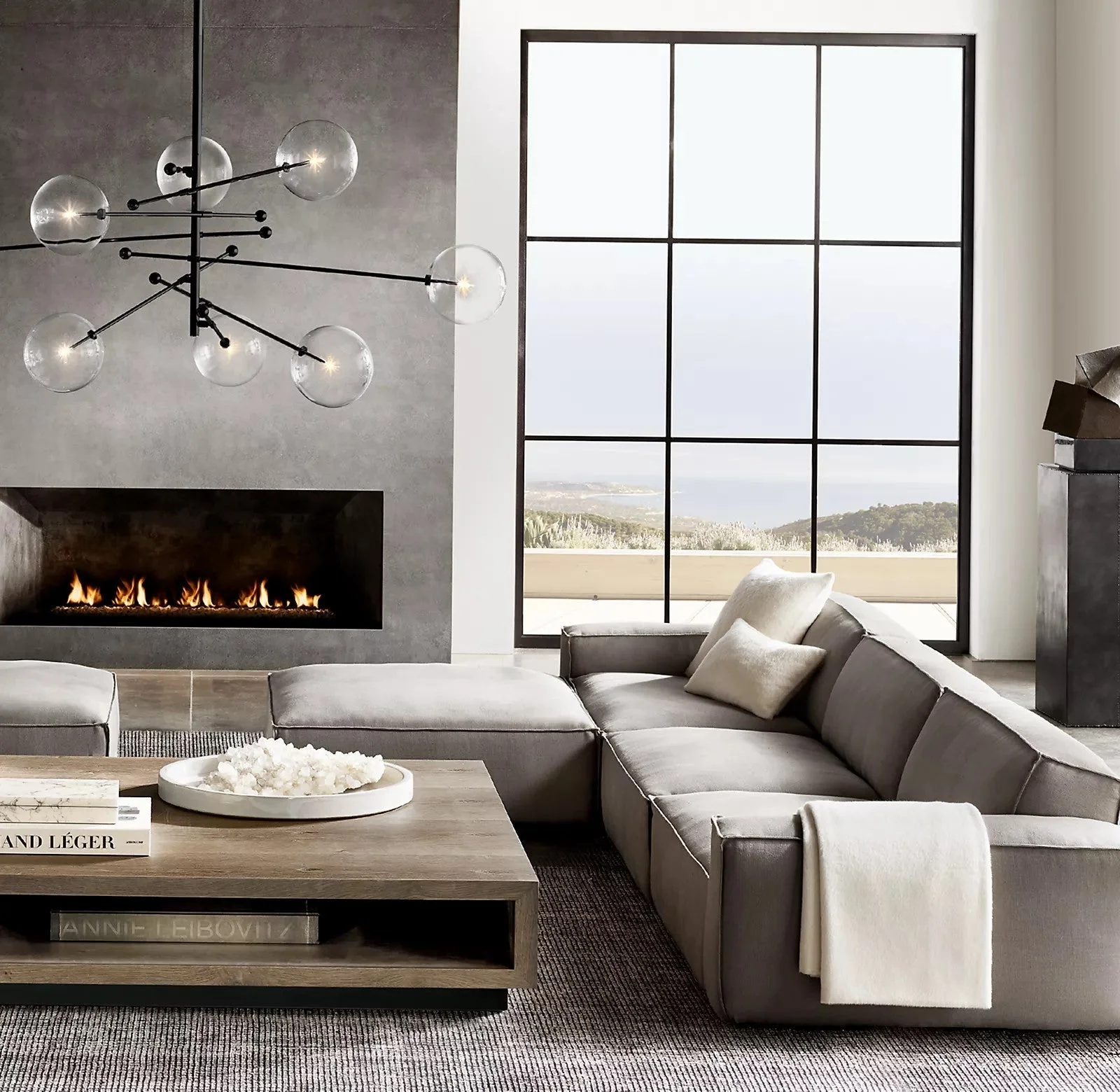 Orbit Contemporary Glass Chandelier - Image 23