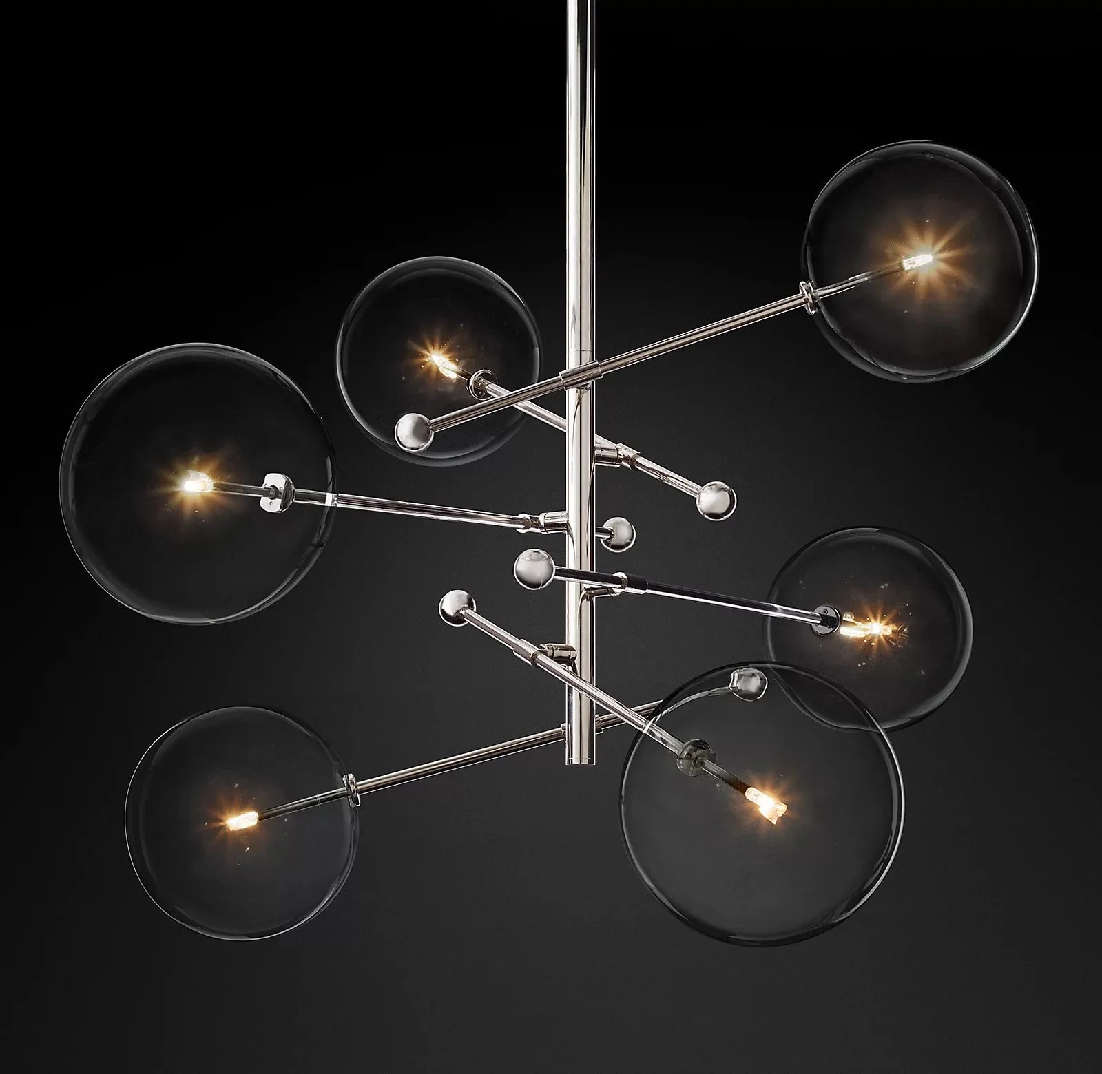 Orbit Contemporary Glass Chandelier - Image 26