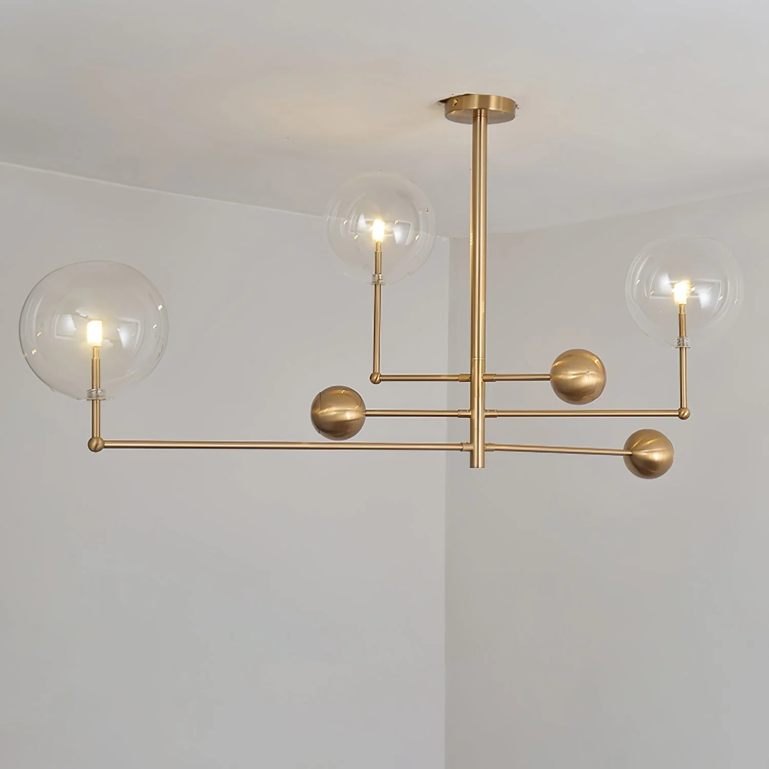 Orbit Contemporary Glass Chandelier - Image 34