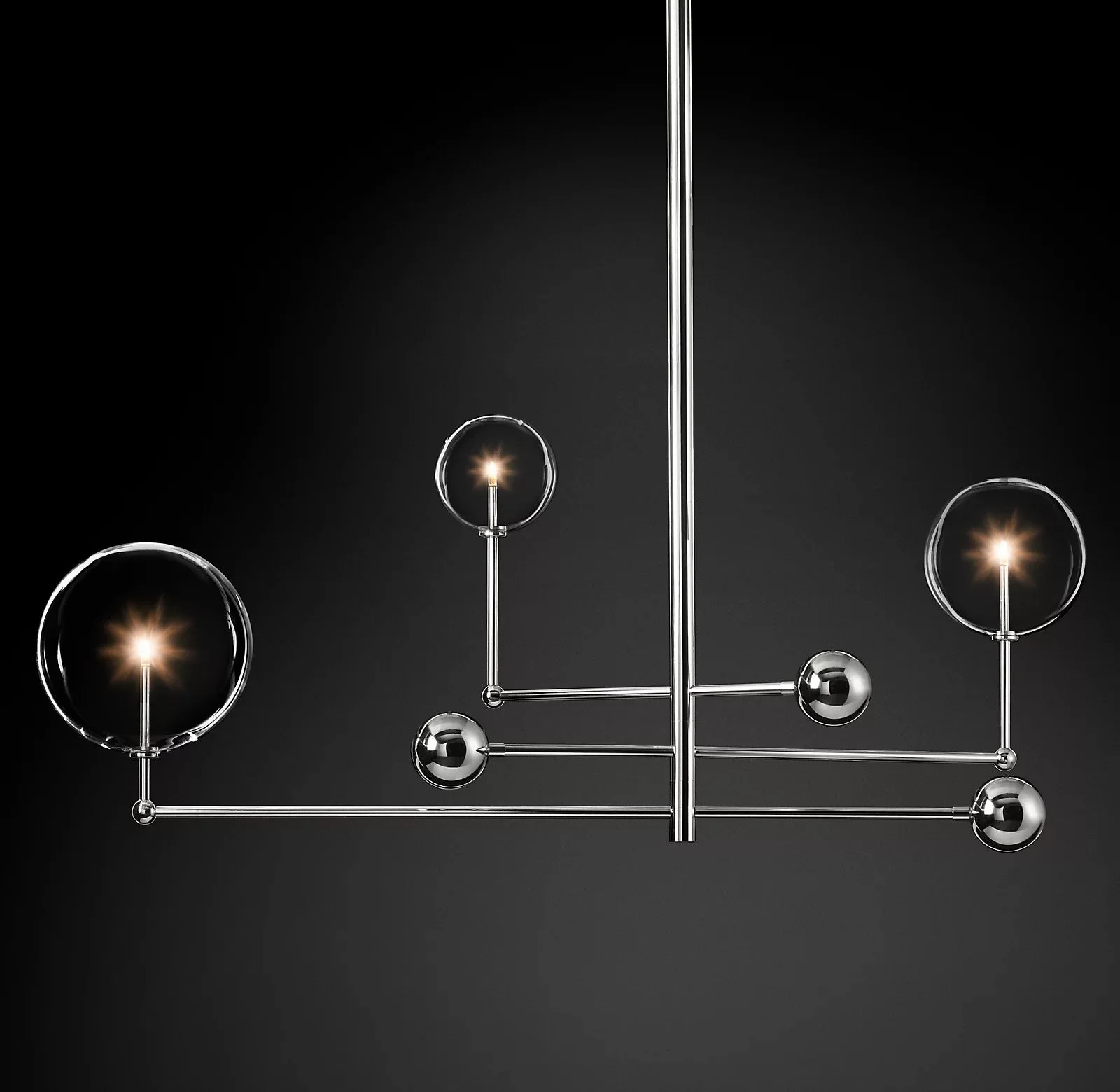 Orbit Contemporary Glass Chandelier - Image 36