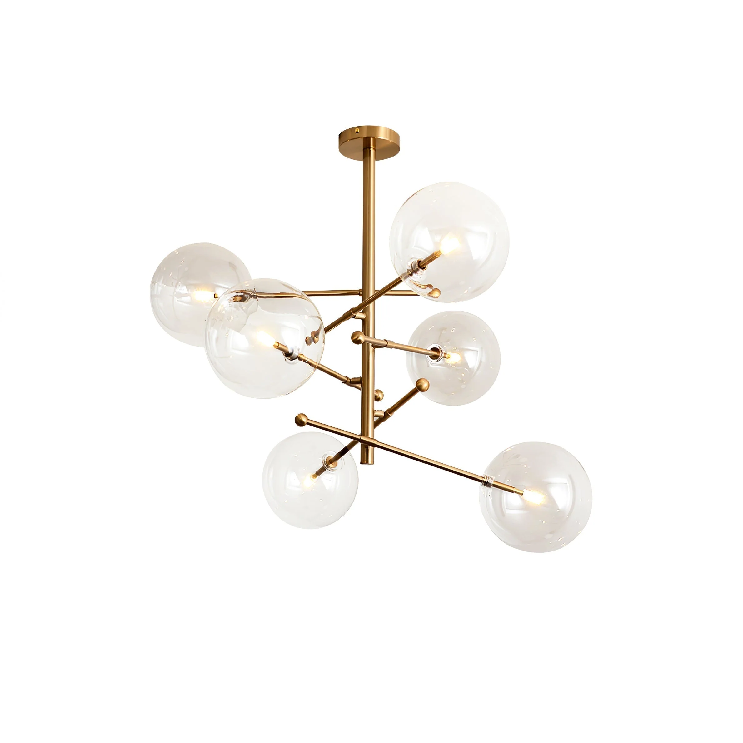 Orbit Contemporary Glass Chandelier - Image 39