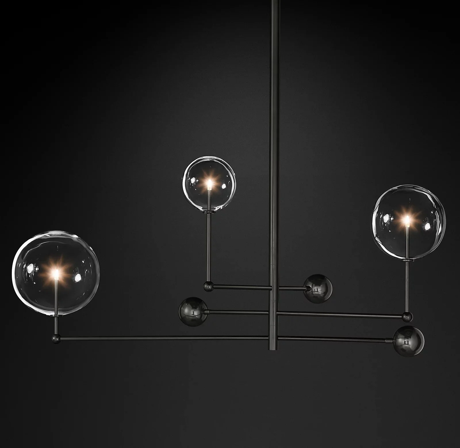Orbit Contemporary Glass Chandelier - Image 41