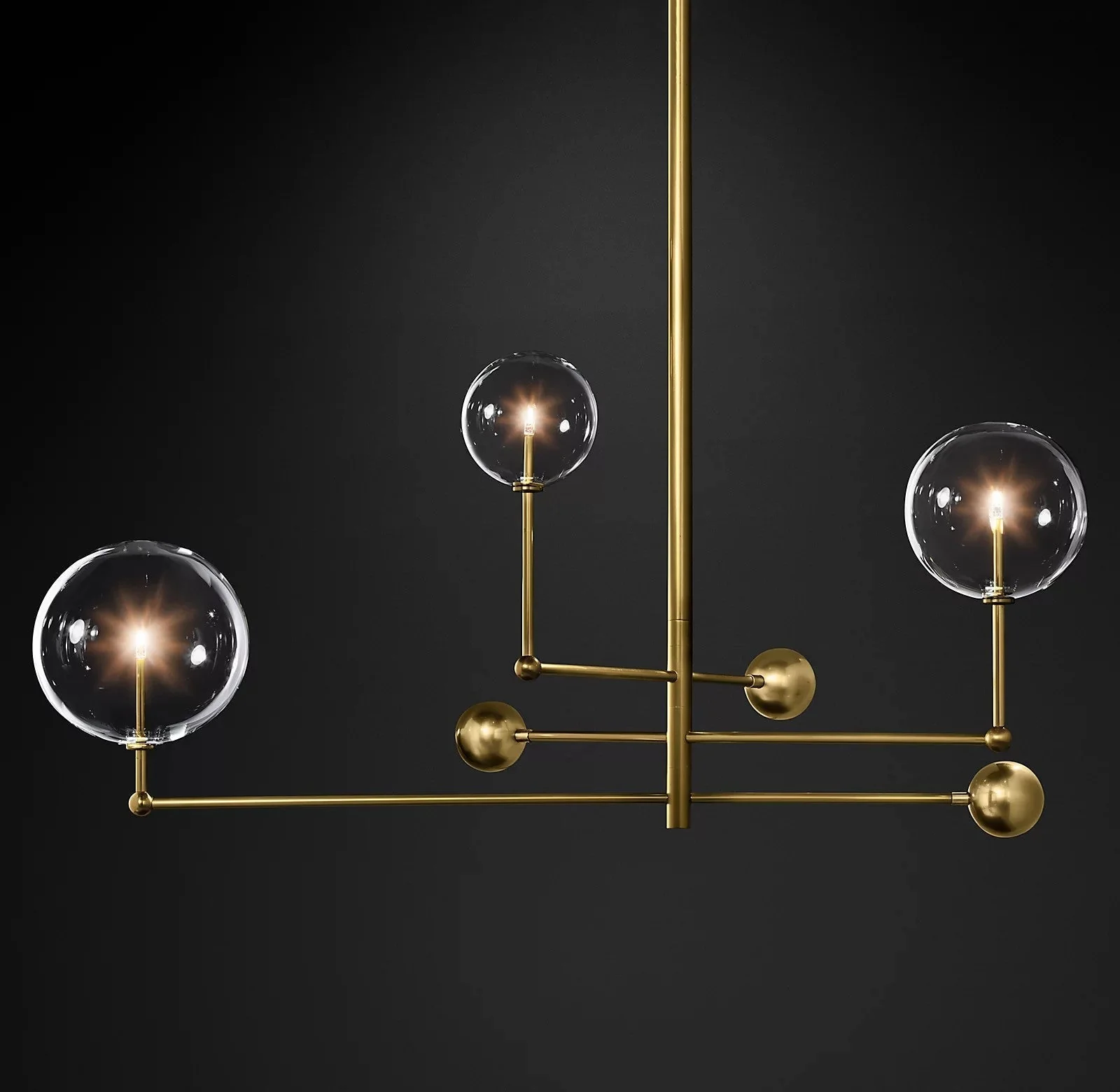 Orbit Contemporary Glass Chandelier - Image 42