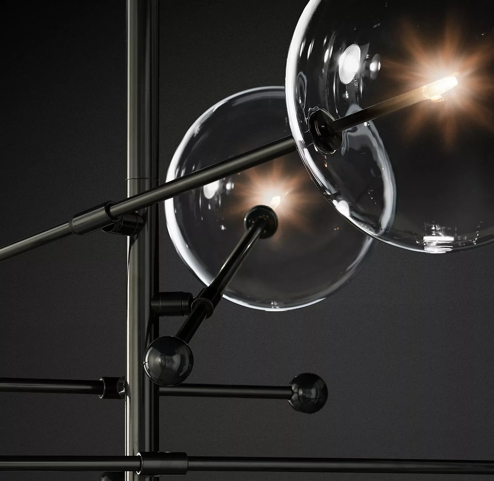 Orbit Contemporary Glass Chandelier - Image 50