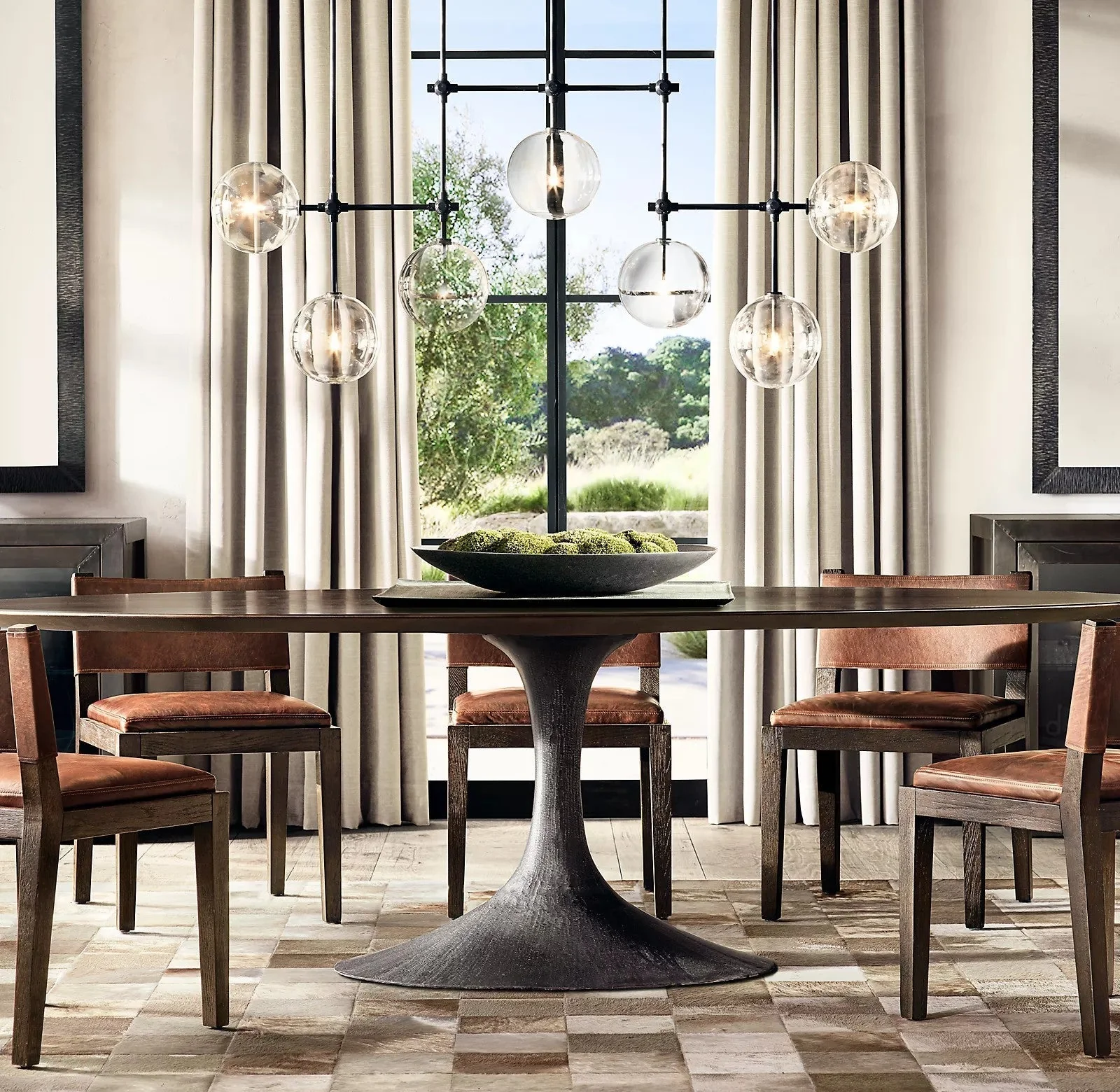 Orbit Contemporary Glass Chandelier - Image 54