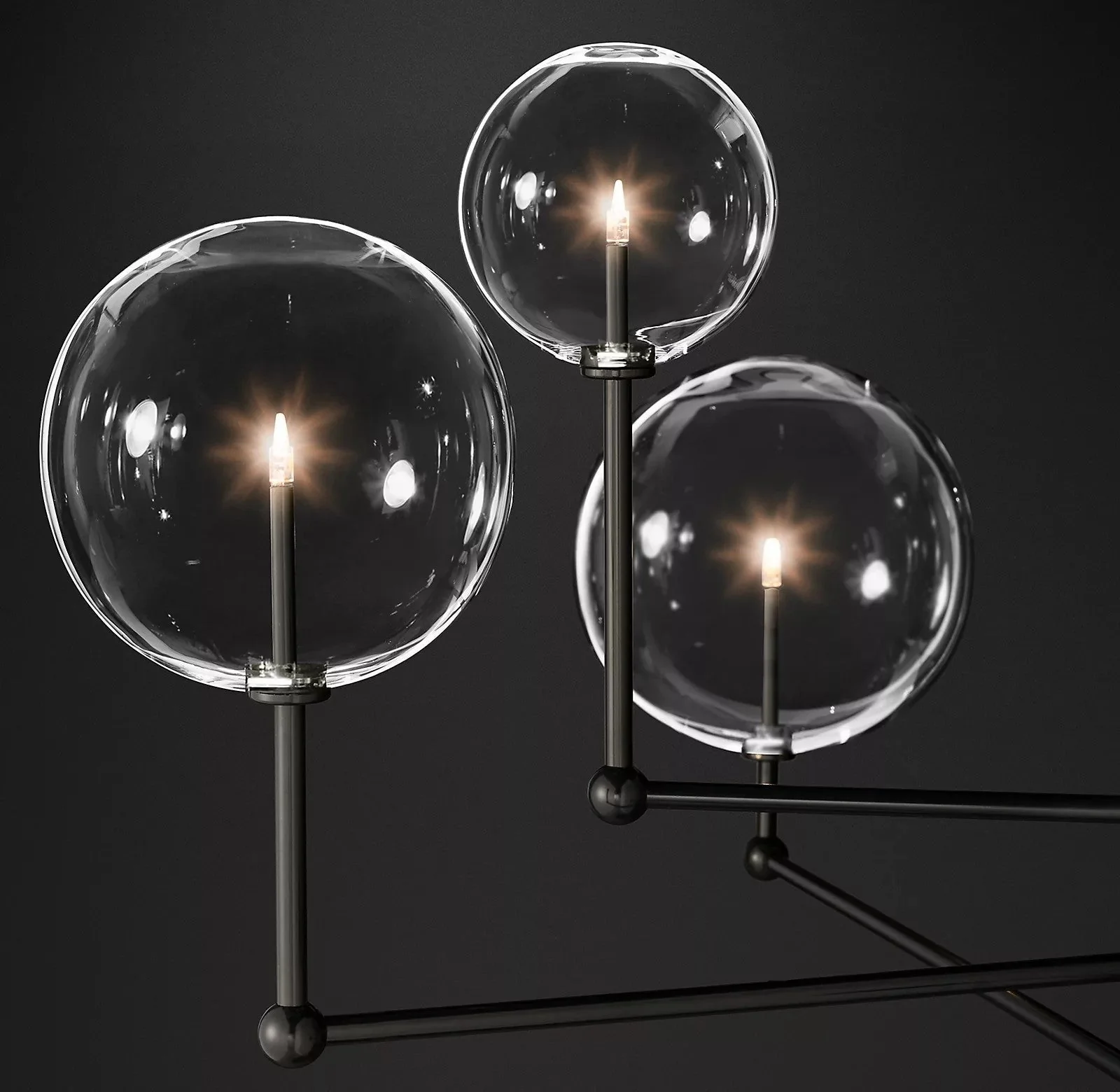 Orbit Contemporary Glass Chandelier - Image 56