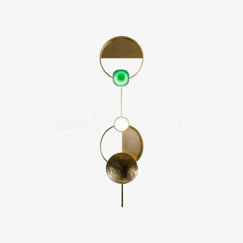 Orbiten Brass & Glass Modern Wall Lamp - Image 14