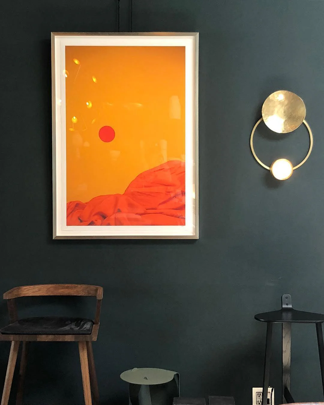 Orbiten Brass & Glass Modern Wall Lamp - Image 23