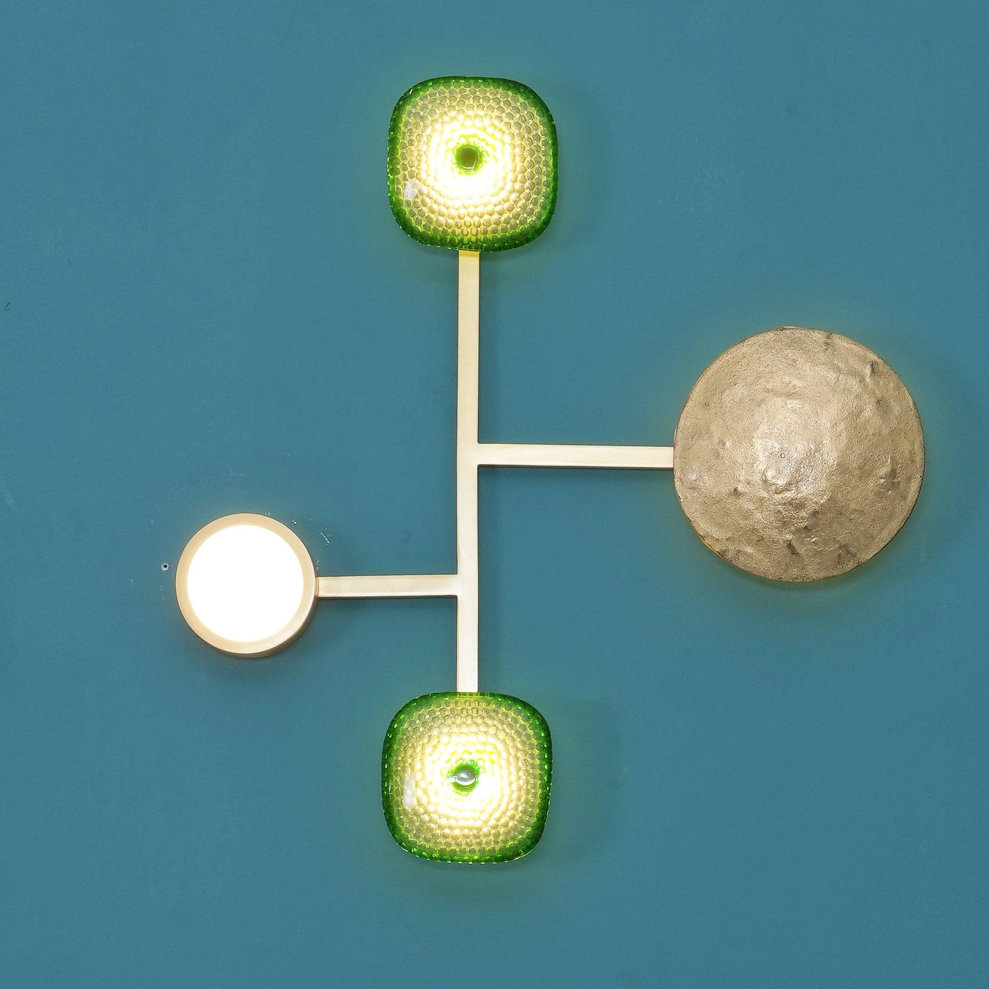 Orbiten Brass & Glass Modern Wall Lamp - Image 27