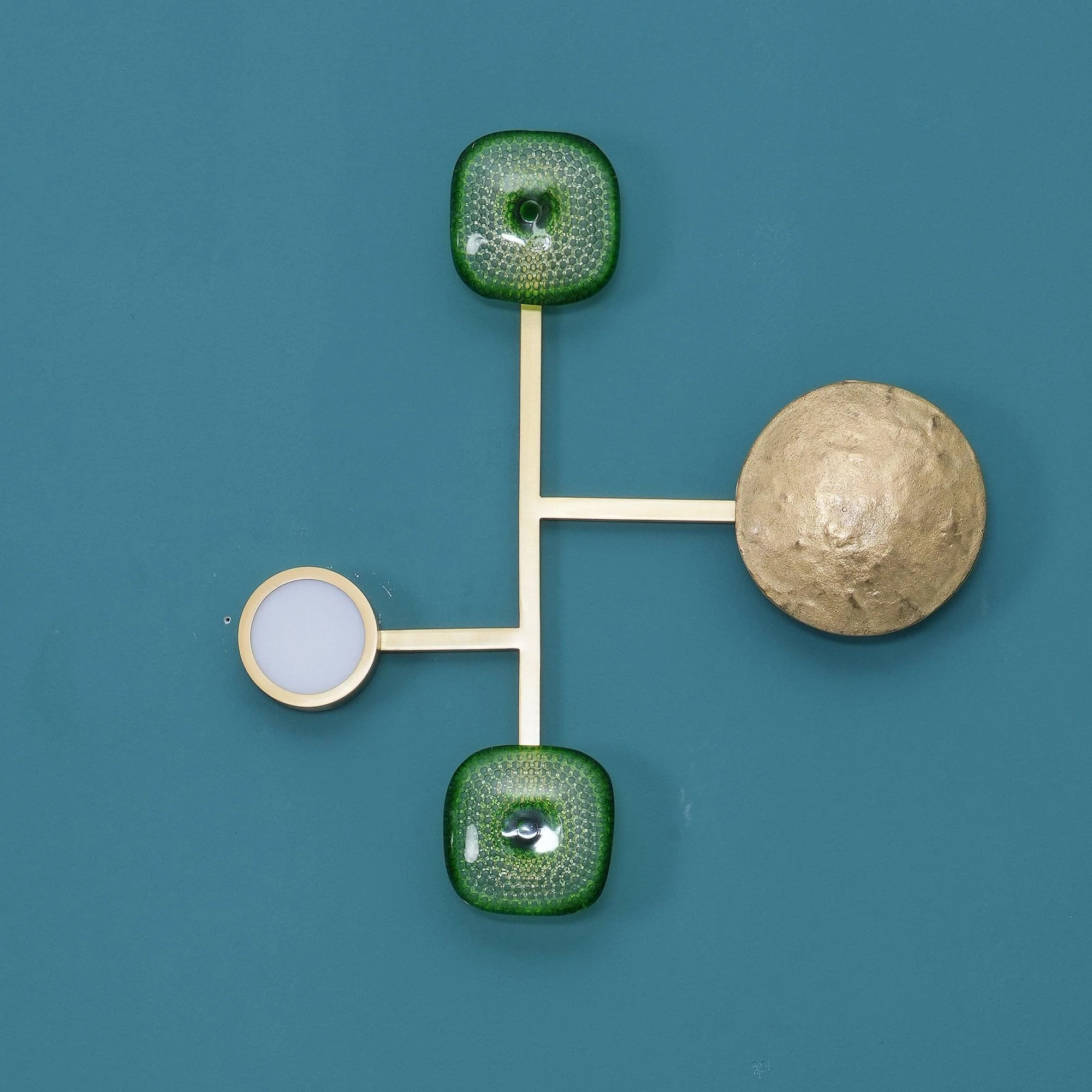 Orbiten Brass & Glass Modern Wall Lamp - Image 32