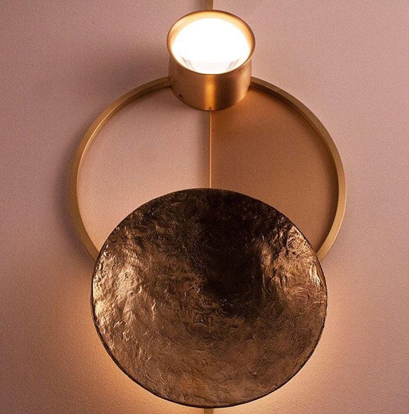 Orbiten Brass & Glass Modern Wall Lamp - Image 33