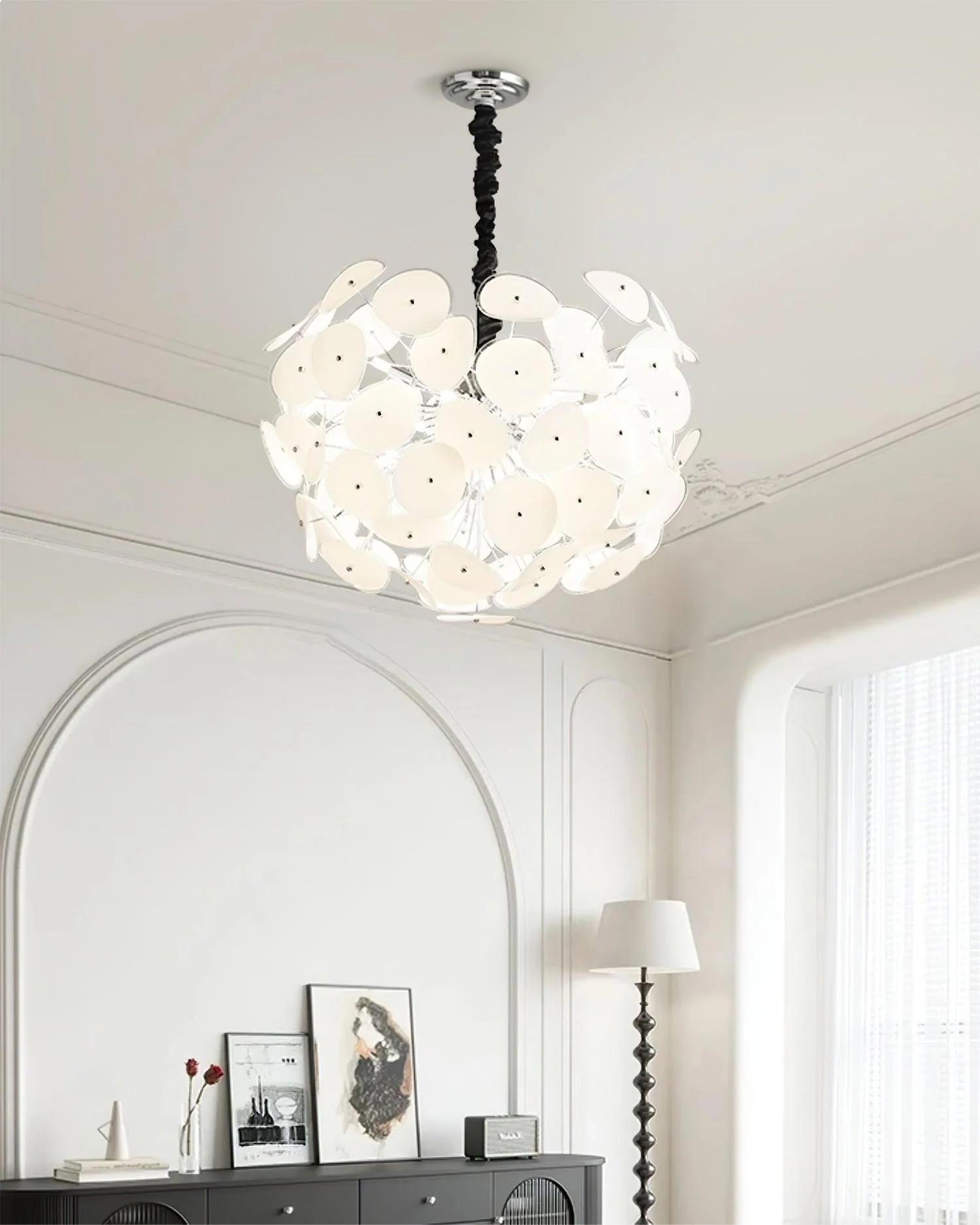 Orcariol Futuristic Glass Chandelier - Image 14