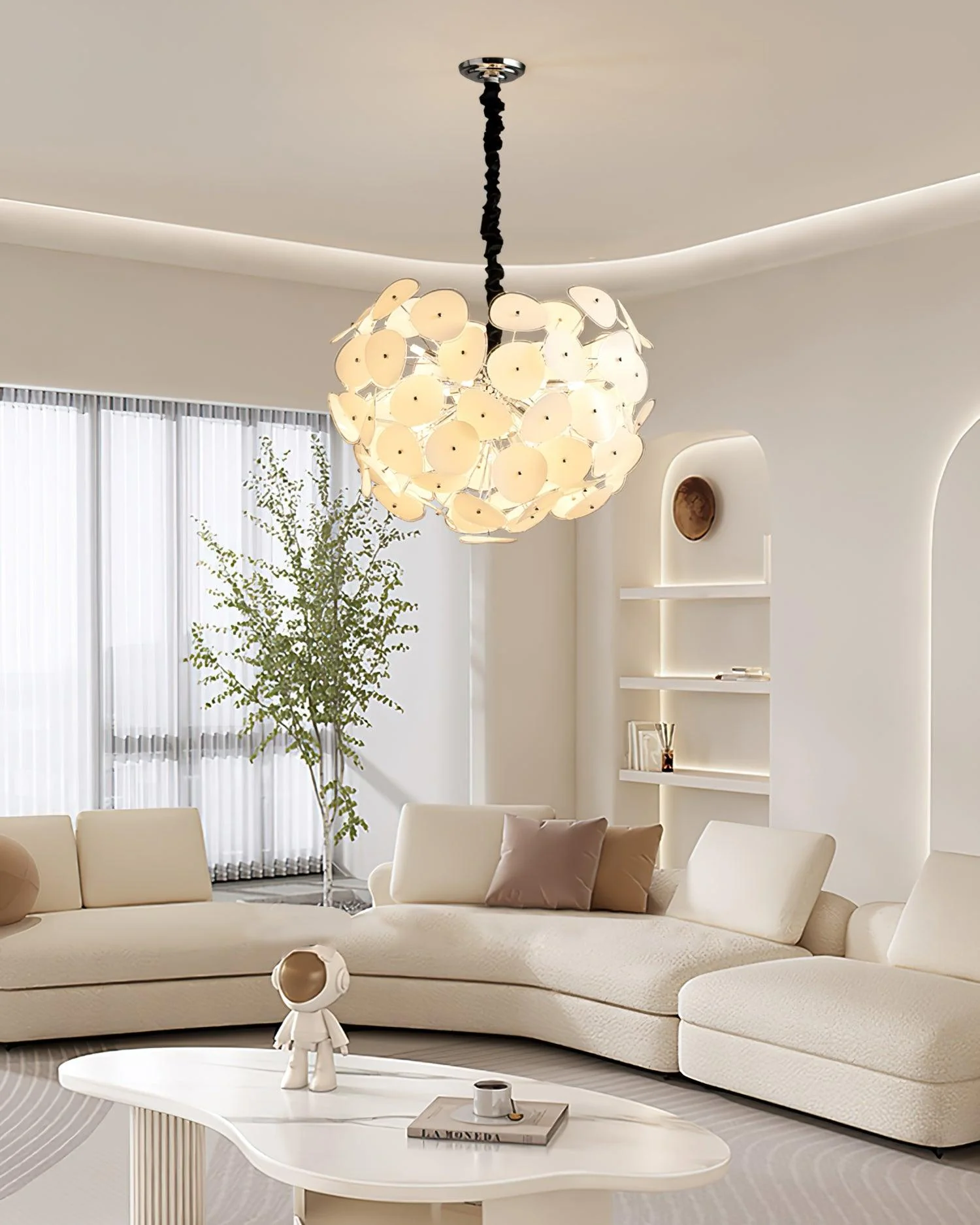 Orcariol Futuristic Glass Chandelier - Image 18