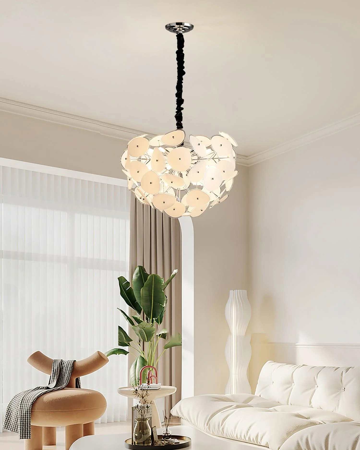 Orcariol Futuristic Glass Chandelier - Image 20