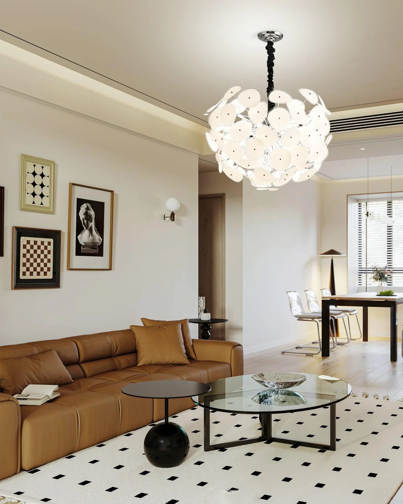 Orcariol Futuristic Glass Chandelier - Image 21