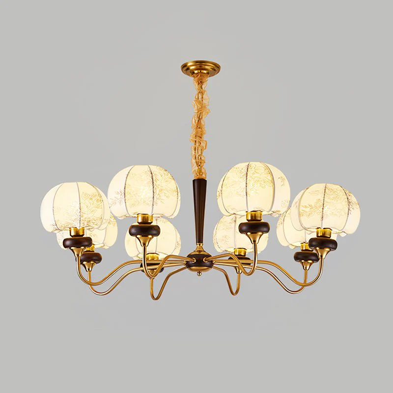 Orchid Vintage Fabric Chandelier - Image 38