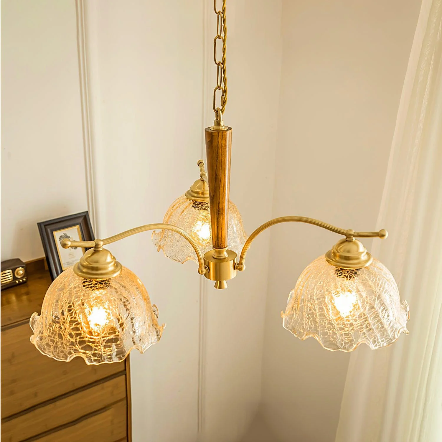 Orchid Vintage Glass Chandelier - Image 27