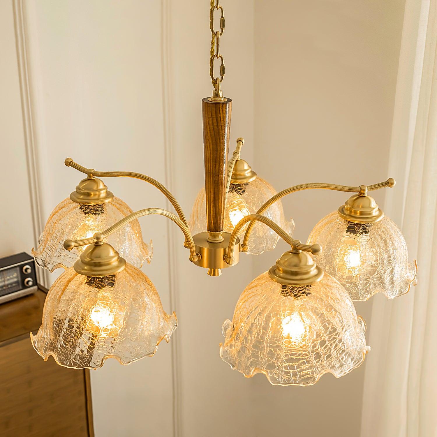 Orchid Vintage Glass Chandelier - Image 33