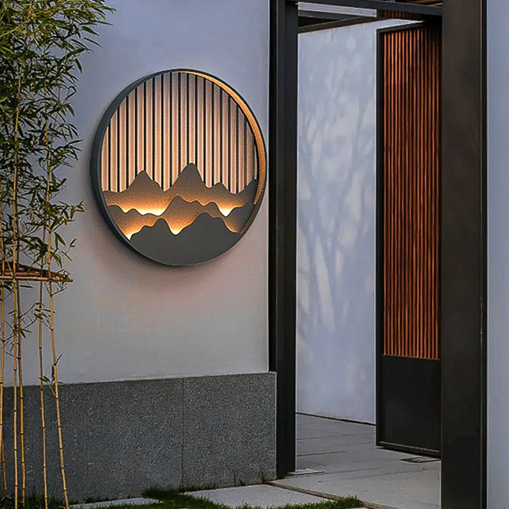 Oriel Creative Balcony Landscape Outdoor Wall Sconces - Image 3