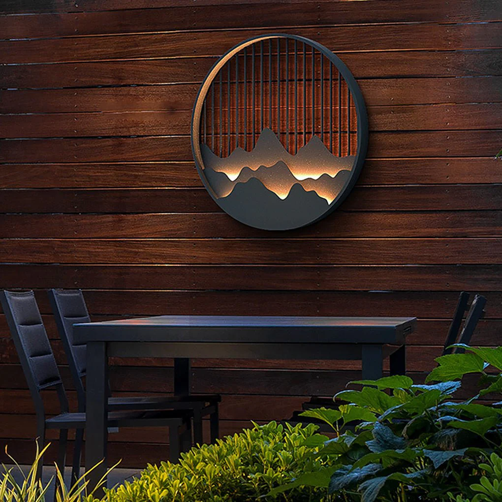 Oriel Creative Balcony Landscape Outdoor Wall Sconces - Image 4