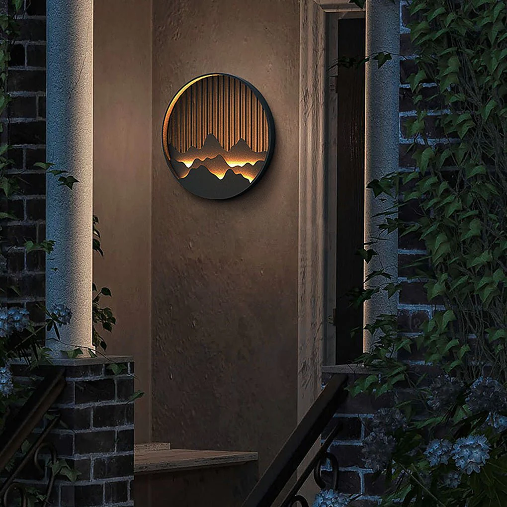 Oriel Creative Balcony Landscape Outdoor Wall Sconces - Image 5