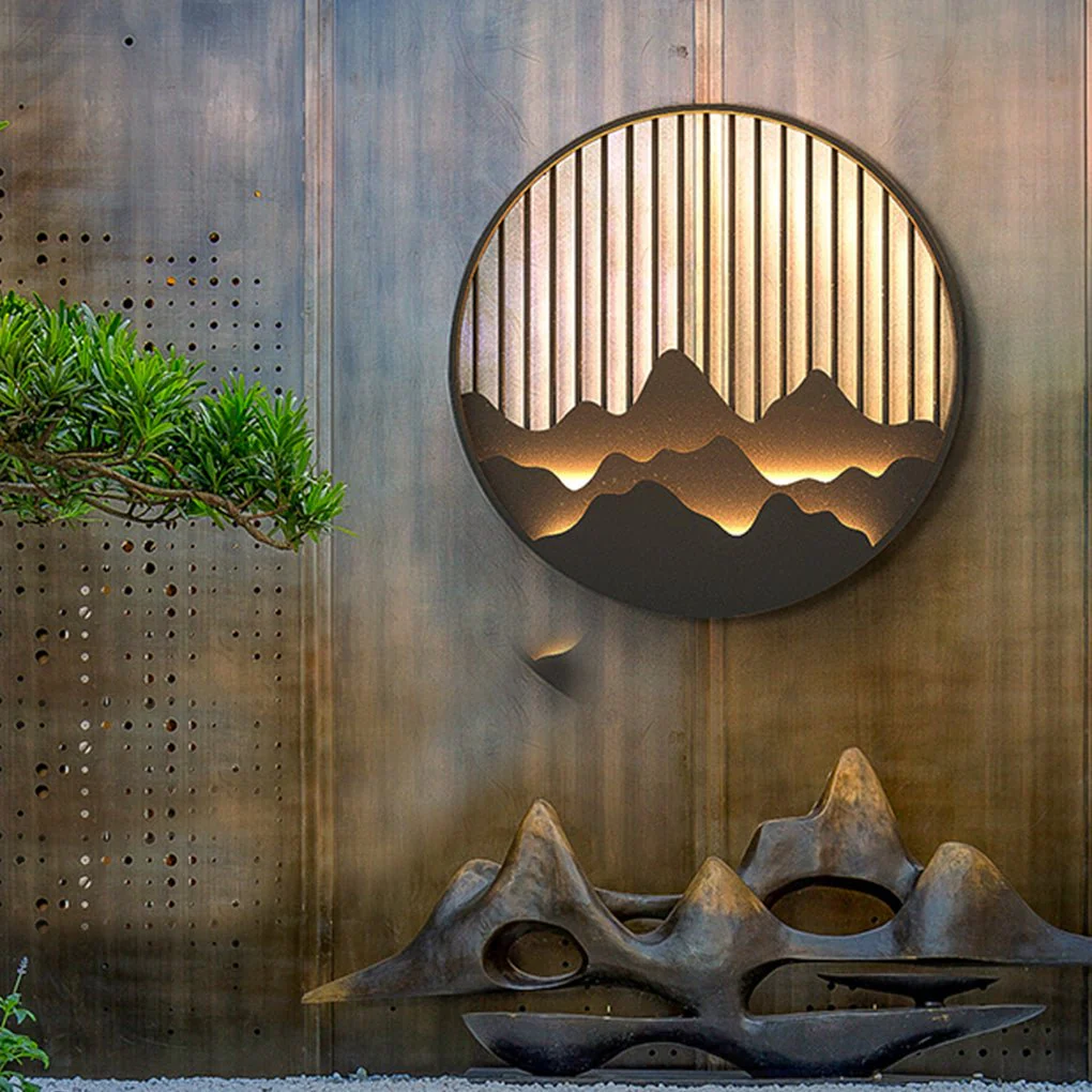 Oriel Creative Balcony Landscape Outdoor Wall Sconces - Image 7