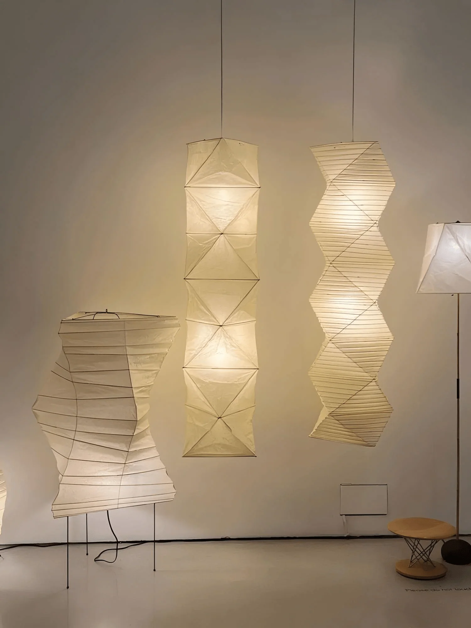 Origami Minimalist Paper Pendant Light - Image 4